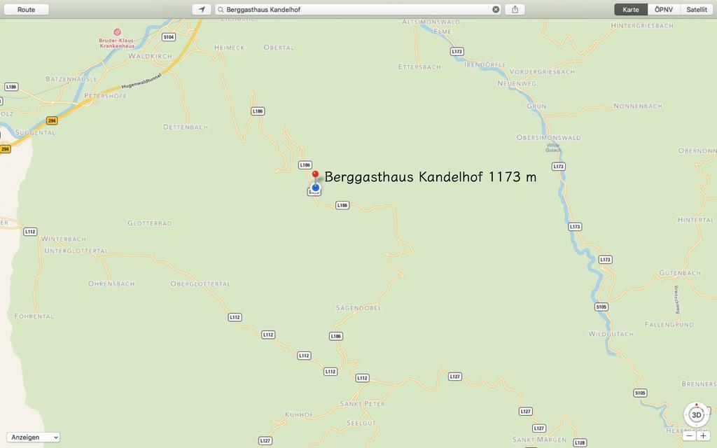 Berggasthaus Kandelhof Hotel Rohr  Buitenkant foto